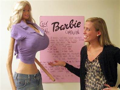 real size barbie